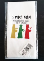 Enesco Our Name is Mud Holiday 3 Wise Men Dish Cloth Tea Towel - £10.19 GBP