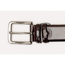 The Dodoma Burgundy Patent Leather Belt image 6