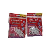 (2) Floss Picks with Fluoridex Thread. Close Up Precision. Count 120 pc ... - $5.99