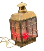 Vintage L&amp;S Underwriters Laboratories Brass Ship Lantern Style Lamp/Nigh... - €34,12 EUR