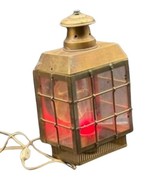Vintage L&amp;S Underwriters Laboratories Brass Ship Lantern Style Lamp/Nigh... - $53.86 CAD