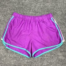 Adidas Climalite Shorts Women Small Purple Active Running Athletic Elastic Waist - £14.81 GBP