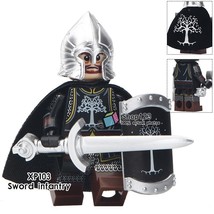 Single Sale Soldier of Gondor Sword infantry The Lord of the Rings Minif... - $2.85