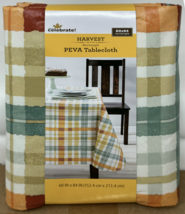 Celebrate Harvest PEVA Tablecloth (Plaid) - £12.74 GBP+