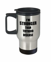 Thyroid Disease Travel Mug Awareness Survivor Gift Idea For Hope Cure Inspiratio - £18.26 GBP