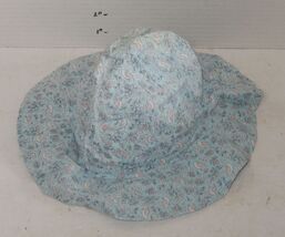 Toddler Sun Hat Cap Size 18M By Carters Just One You Blue Floral - $14.80