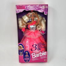 Vintage 1994 3 Looks In 1 Barbie Doll Pink Dress New In Box Mattel # 12339 Nos - £43.84 GBP