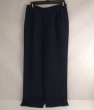 Worthington Petite Women&#39;s Dark Blue Dress Slacks Pants Size 10P Measures 28x28 - £11.55 GBP