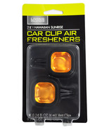 Car Clip Air Freshener Hawaiian Sunrise 2 Pack - $6.72 CAD