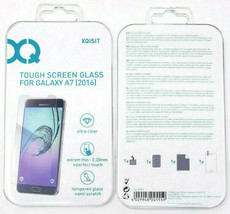 Tough Tempered Glass Screen Protector For Samsung Galaxy A7 (2016) Oem  XQISIT - £5.46 GBP