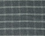 Flannel Plaid Gray Off White West Creek Newport Yarn Dyed Fabric Print D... - $12.95