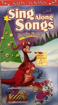 Kid Toons Sing Along Songs Jingle Bells(Vhs 2000)TESTED-RARE VINTAGE-SHIPS N 24H - £19.77 GBP
