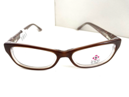 New INDI KG4023 49mm Brown Cat Eye Girls Kids Eyeglasses Frame 49-14 B2 . - $19.99