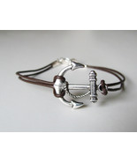 Anchor Bracelet Anchor Jewelry Nautical Bracelet Nautical Jewelry Gamer ... - £10.96 GBP