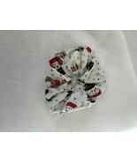 Hair Scrunchie Snowmen Christmas Hair Tie - $5.89