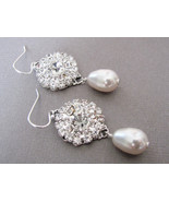 Bridal Earrings Wedding Earrings Wedding Jewelry Bridesmaid Earrings Bri... - £33.05 GBP