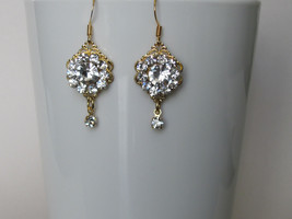 Bridal Jewelry Wedding Earrings Wedding Jewelry Rhinestone Earrings Bridesmaid J - £22.38 GBP