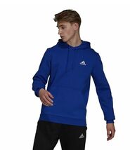Adidas Mens Royal Blue Feel Cozy LS Hooded Hoodie!!(Md) - $26.59
