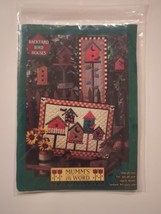 Mumm's the Word pattern Backyard Bird Houses wall hangings Debbie Mumm 1994 UC - $10.44