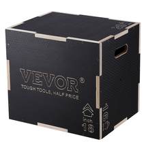VEVOR 3 in 1 Plyometric Jump Box for Home, 20/18/16 Inch Wooden Plyo Box... - €55,70 EUR