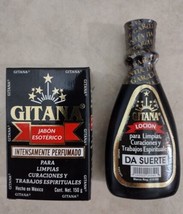 GITANA LOCION  y JABON GITANA PARA LIMPIAS CURACIONES / FOR SPIRITUAL HE... - $25.15