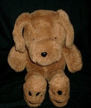 16&quot; Vintage 1991 Creation Puppy Dog Stuffed Animal Plush Toy Tan Brown Big Pup - £29.57 GBP