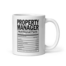 Property Manager Nutritional Facts Label Mug - $14.99+