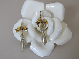 Bridal Jewelry Bridesmaid Earrings Wedding Earrings Women Jewelry Gift Estate Ea - £15.80 GBP