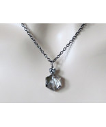 Smokey Quartz Necklace Rhinestone Necklace Crystal Necklace Women Jewelr... - £14.42 GBP