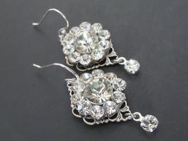 Bridal Jewelry Wedding Earrings Bridesmaid Earrings Bridal Earrings Estate Earri - £22.57 GBP