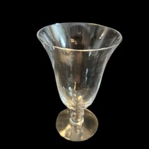 Vintage Imperial Glass Candlewick Clear Glass Footed Tumbler 10 oz - $9.90