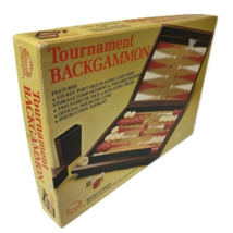 Tournament Backgammon by E.S. Lowe Vintage 1977 Sturdy Portable Playing ... - $26.08