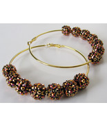 Basketball Wives Earrings Rhinestone Earrings Women Jewelry Gift Rhinest... - £18.88 GBP