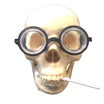Funny Nerd Thick Lense GEEK GLASSES Professor Bookworm Cosplay Costume A... - $70.27 MXN