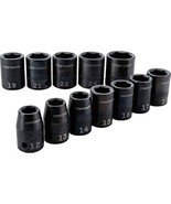 CRAFTSMAN Impact Socket Set, Metric, 1/2-Inch, 12-Piece (CMMT15885) - $74.99