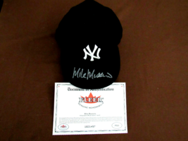 Mike Mussina New York Yankees Hof Signed Auto Pro New Era Usa Cap Hat Fleer Coa - £197.10 GBP