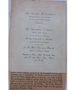 Vintage Wedding Invitation And Newspaper Wedding Announcement 1944 - £1.57 GBP