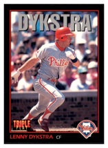 1993 Triple Play Lenny Dykstra    Philadelphia Phillies #185 Baseball
  card   C - £1.09 GBP