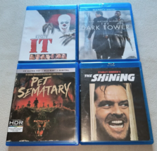 4 Stephen King Blu-rays - Shining, It, Pet Sematary, Dark Tower Horror Halloween - £18.37 GBP