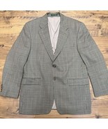 Lauren Ralph Lauren Sport Blazer Mens Size 40R Brown Tan Blue Wool Hound... - $66.69 CAD