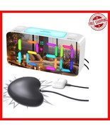 Dynamic RGB Alarm Clock with Bed Shaker for Heavy Sleepers - 7 Color Nig... - $575.48 MXN
