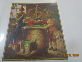 Saving The Surface Norman Price Chromo Litho Print 1900S 7 1/2 X 9 Contest Back - £19.99 GBP