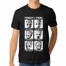 Funny Today I Feel I am Groot Guardians of the Galaxy 100 T-Shirt - £15.98 GBP