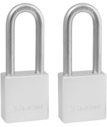 Heavy Duty Outdoor Padlock with Key, 1-1/2in. Wide, 2in. Shackle, 2 Ct - $39.15 CAD