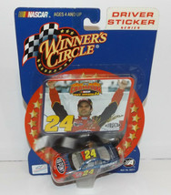 NEW! 2002 Winner&#39;s Circle &quot;Jeff Gordon&quot; Driver Sticker &amp; 1:64 Diecast Car {4860} - £9.37 GBP