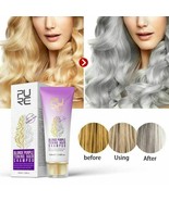 Blondes Lila Haarshampoo entfernt Gelb- und Messingtöne für einen silber... - £17.20 GBP