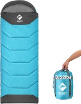 Villey Camping Sleeping Bag For Adults Boys And Girls, Lightweight, Hiking - £36.30 GBP