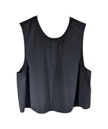 Womens Black Nike Pro Crop Top Tank Medium Sleeveless Active Workout Run... - $545.47 MXN