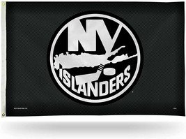 New York Islanders Black Flag 3x5ft Banner Polyester Ice Hockey Stanley Cup 011 - £12.57 GBP