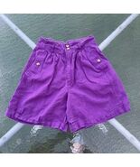 Vintage Kikomo High Rise Mom Shorts Women Junior 9/10 Pleated Front Bermuda - $376.12 MXN